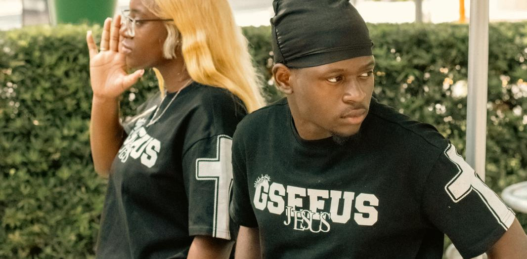God See Us Tee Black