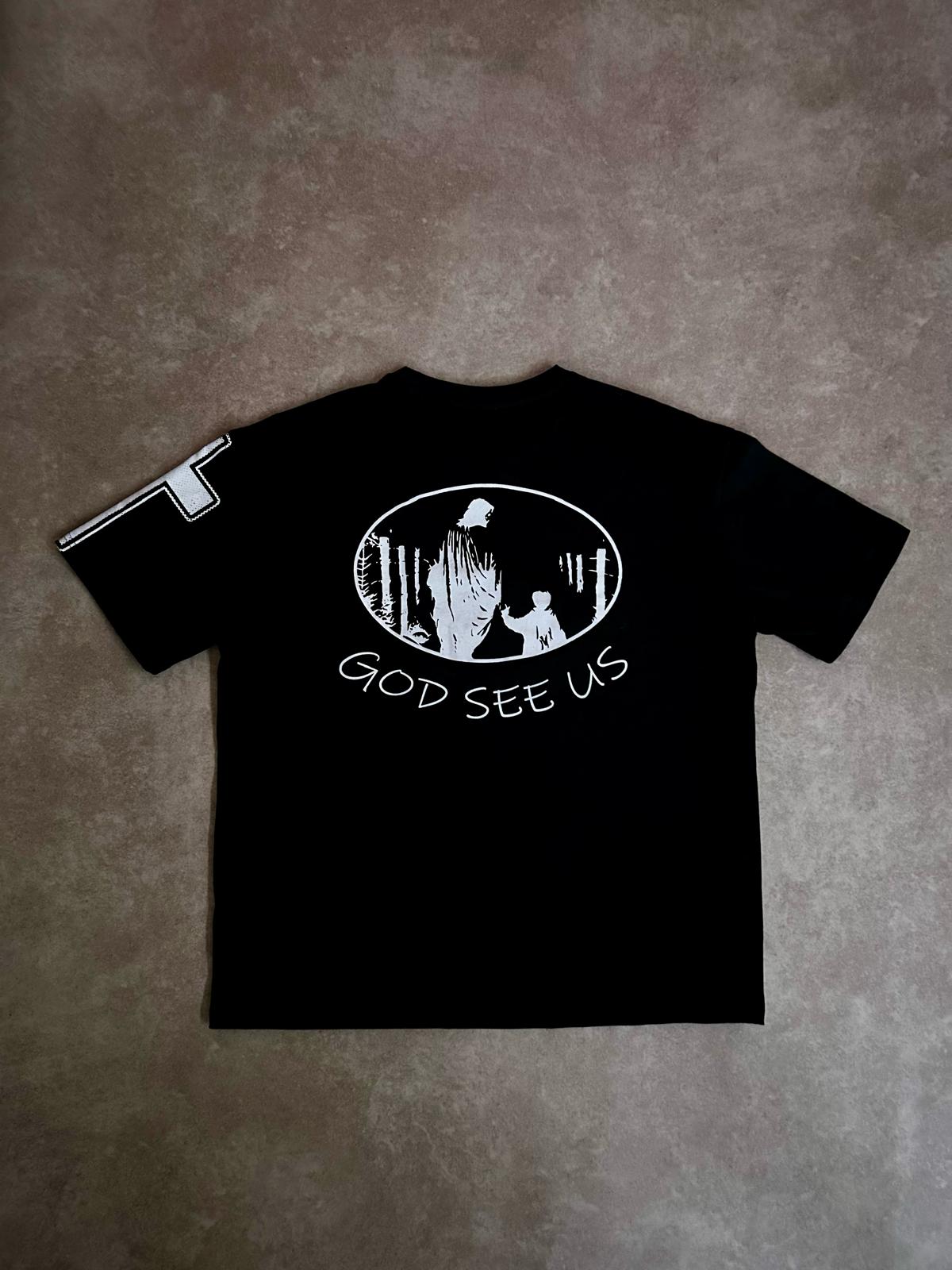God See Us Tee Black