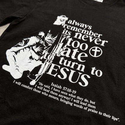 "Turn To Jesus" Tee — Black